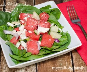 Spinach Watermelon Salad