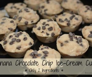 Banana Chocolate Chip Ice-Cream Cups