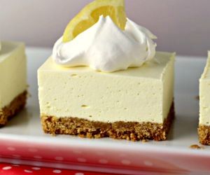 NO BAKE Lemon Cheesecake Squares