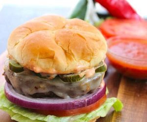 Jalapeno Jack Burger with Picante Mayo