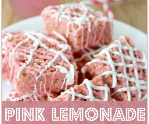 Pink Lemonade Rice Krispie Treats