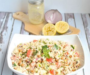 Mediterranean Cauliflower Couscous Salad