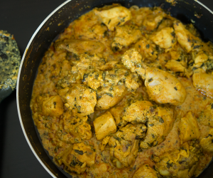 Murgh Methi - Chicken Cooked in Fenugreek