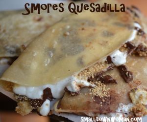 Smores Quesadilla