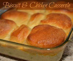 Biscuit & Chicken Casserole