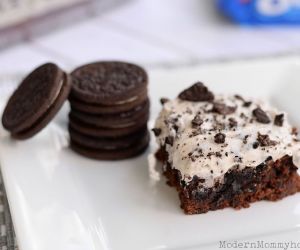 Cookies and Cream Oreo Brownies