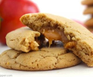 Caramel Apple Cider Cookies