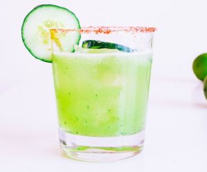 Cucumber margaritas