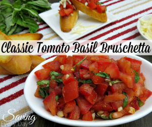 Classic Tomato Basil Bruschetta