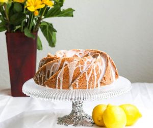 Coconut Bundt Cake with Lemon Filling