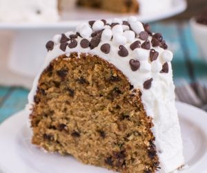 Zucchini S'mores Bundt Cake