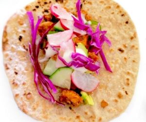 Dhaba Style Masala Chicken Taco