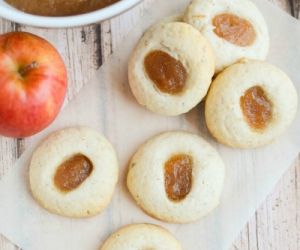 Apple Butter Thumbprint Cookies