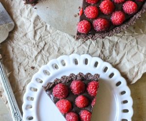 No-Bake Raspberry Chocolate Tart