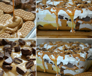 Peanut Butter Cookie Lasagna