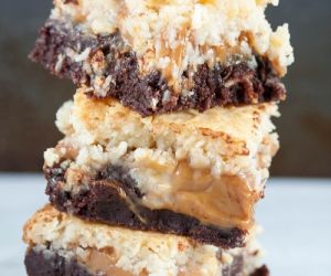 Dulce de Leche Coconut Chocolate Brownies