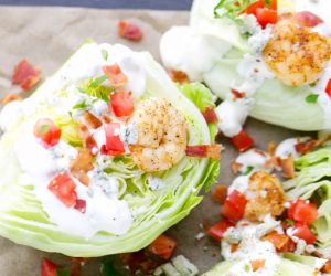 Gulf Shrimp Iceberg Lettuce Wedge Salad