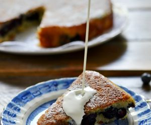 Blueberry Greek Yogurt Cake