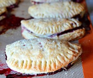 Flaky Blackberry Turnovers