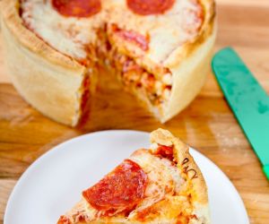 Pepperoni Pizza Cake