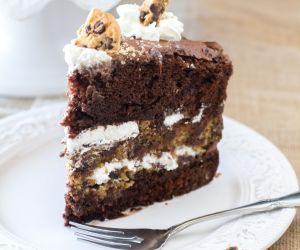 Double Chocolate Chip Cookie Cake
