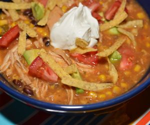 Slow Cooker Chicken Fajita Soup