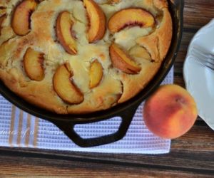 Peaches & Cream Cobbler