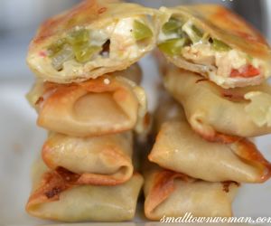 Pepper Jack Chicken Egg Rolls