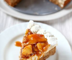 Homemade Caramel Apple Cheesecake