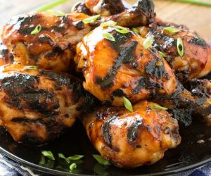 Maple Glazed Chicken Drumsticks