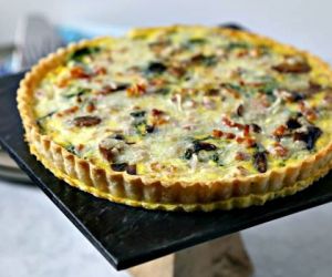 Smoky Pancetta Quiche