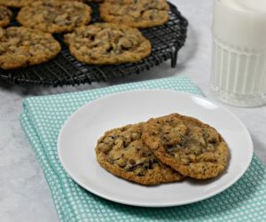 Sweet and Salty Oatmeal Cherry Chocolate Chunk Cookies