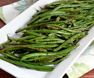 Honey Ginger Green Beans