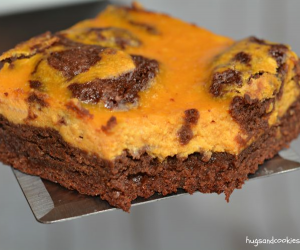 Pumpkin Cheesecake Brownies