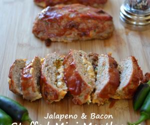 Jalapeno & Bacon Stuffed Mini Meatloaves