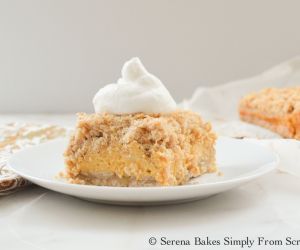 Pumpkin Cheesecake Crumb Bars