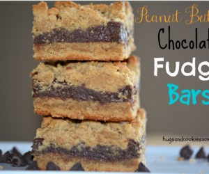 Peanut Butter Fudge Filled Bars