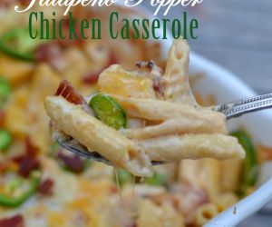 Jalapeno Popper Chicken Casserole