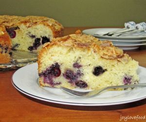 Blueberry Almond Coffee Cake