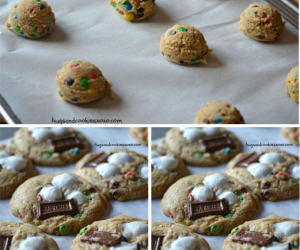 M and M S'mores Cookies