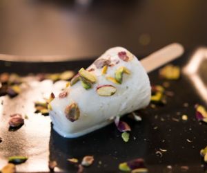 Pistachio Kulfi - non churned Indian ice cream