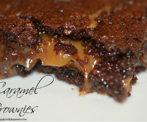 German Chocolate Caramel Brownies