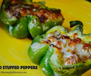 Taco Stuffed Green Bell Peppers