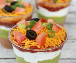 Seven Layer Dip Cups