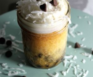 Almond Joy Mason Jar Cake