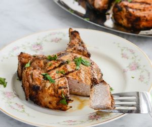Chipotle Lime Marinated Grilled Pork Chops
