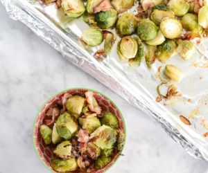 Roasted Brussel Sprouts and Bacon