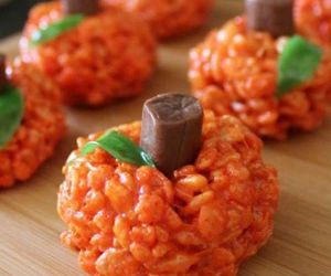 Pumpkin Rice Krispie Treats