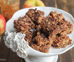 Caramel Apple Bars (GF, Refined SF + Vegan)