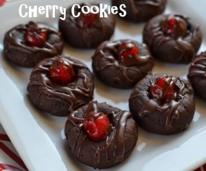 Chocolate Cherry Cookies